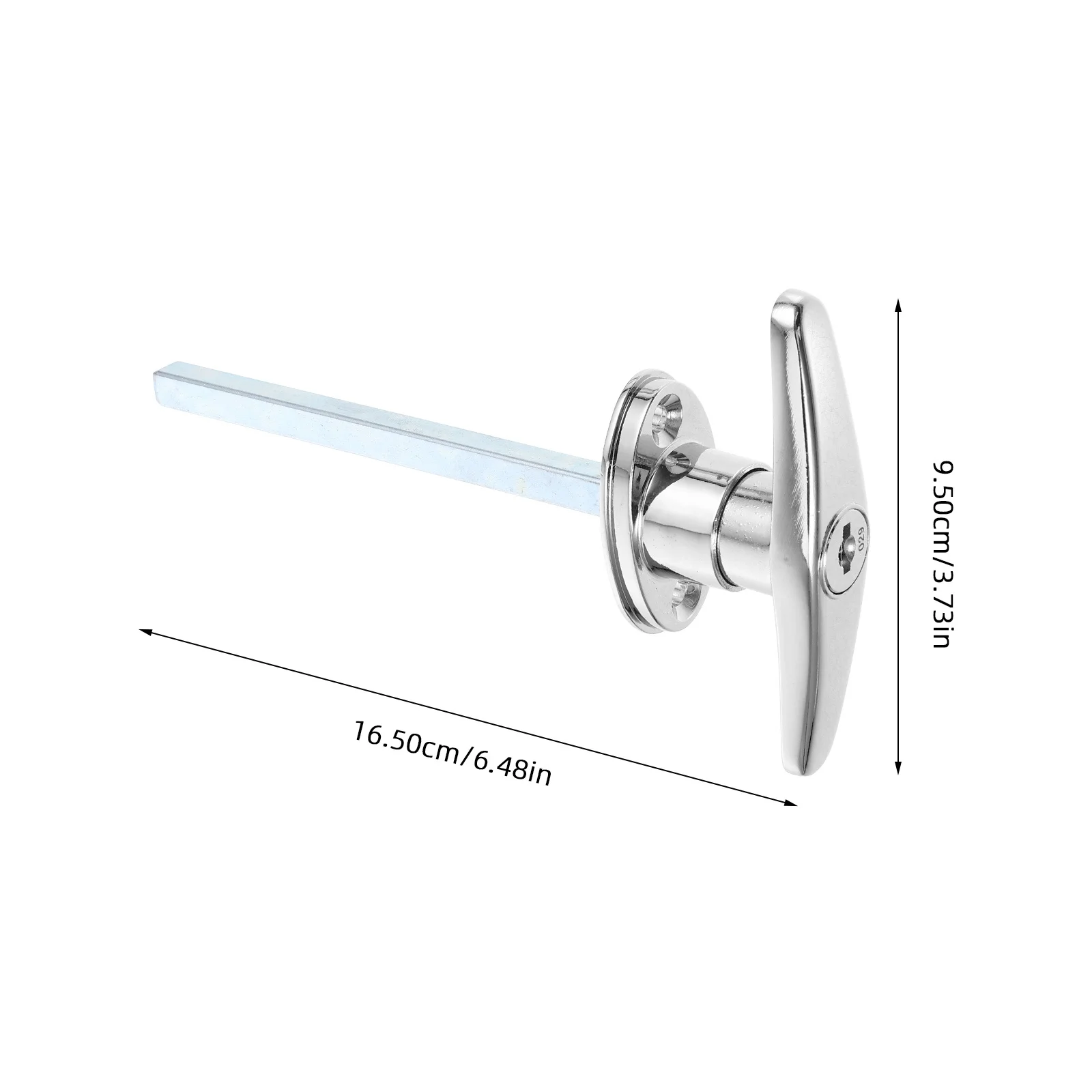 T Griff Zink-legierung Für Garage Scheune Tür Schuppen Tor Möbel Schrank Outdoor Sicherheit Lock Set Tür Griff Lock Kit