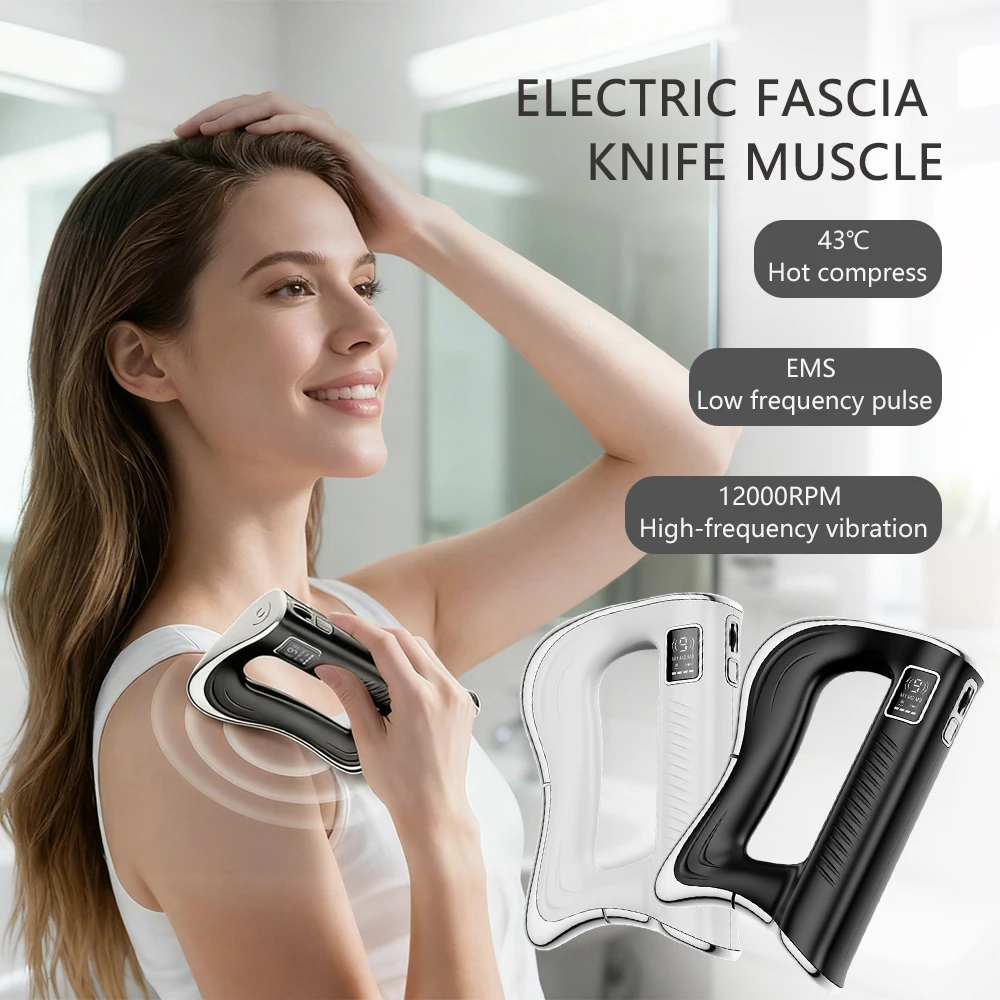 電動筋膜ナイフマッサージャー高周波振動筋膜スクレーパー9段階 - Home Gym Full Setup のレビューと価格