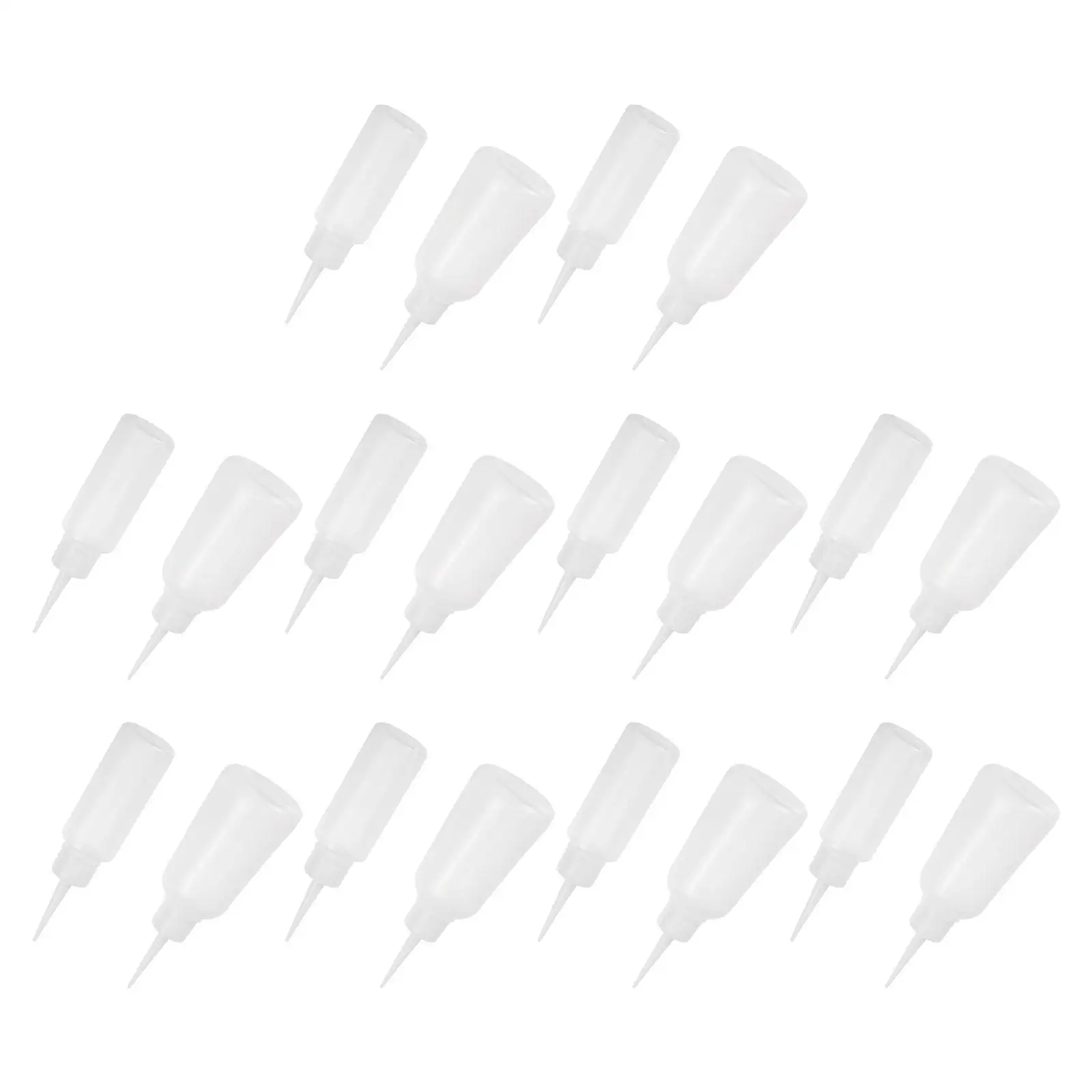 

20 Pcs Glue Bottles Squeezing Latex Dispenser Tip Leak Proof Pigment Container Reusable Storage Kitchen Tools