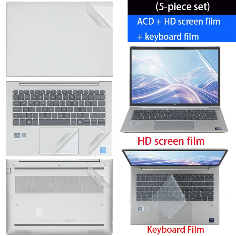For HP EliteBook 8 G1a/G1i 14 body film ZBook 8 G1as /G1i 14 Laptop skin sticker ZHANX 14 G1i AI transparent protective film