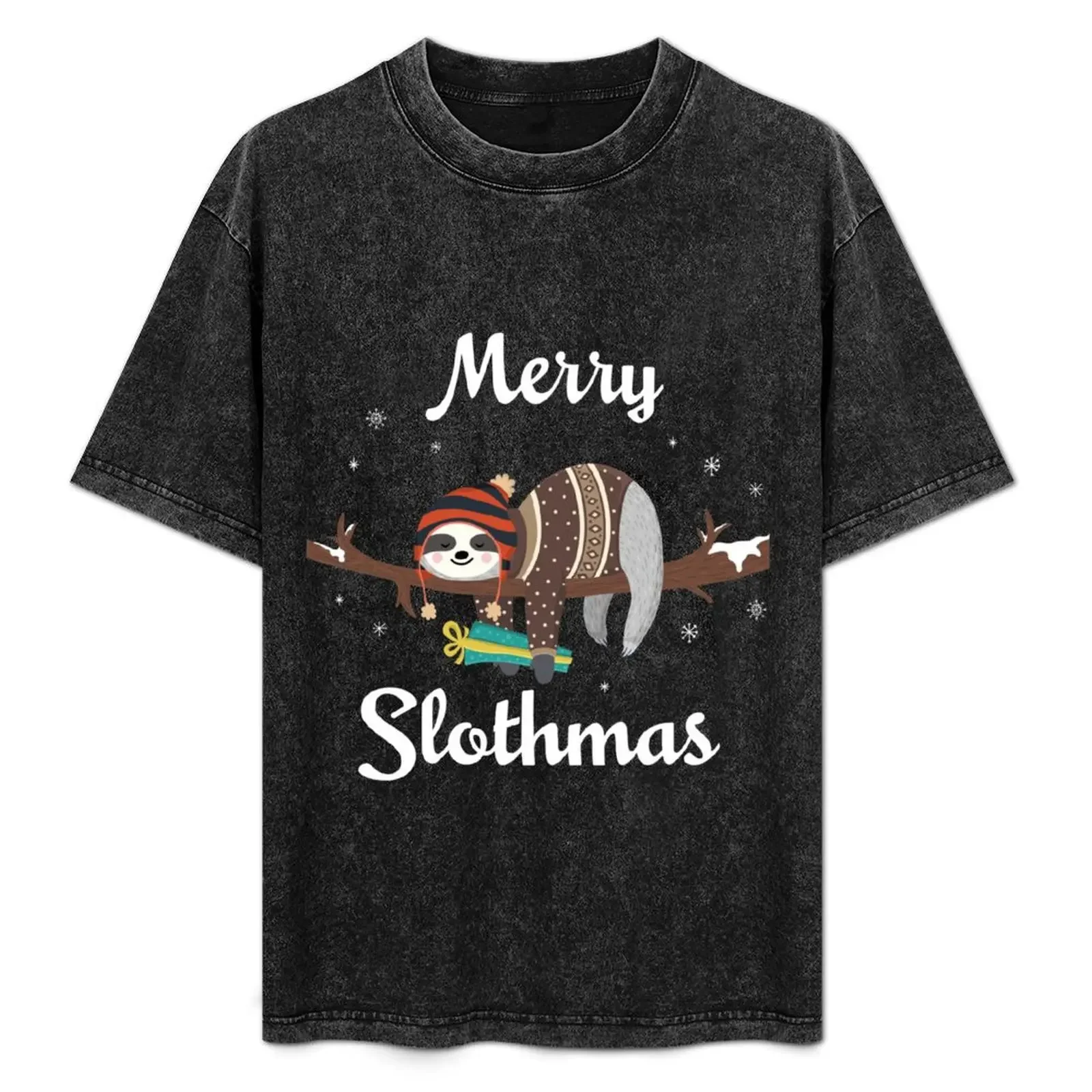

Merry Slothmas Funny Sloth Christmas Shirt Gift Sloth Lovers T-Shirt designer shirts Men's t-shirts
