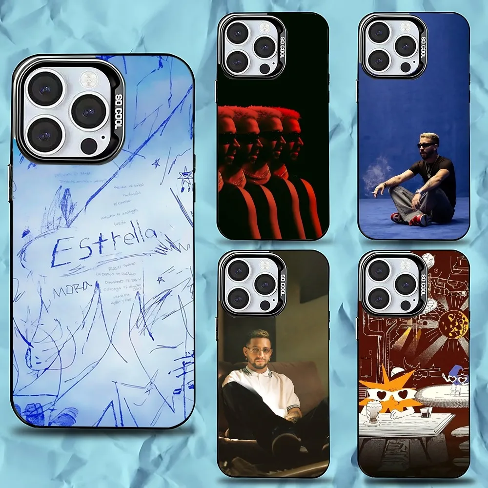 

Singer Mora Estrella Phone Case For iPhone 16,15,14,13,12,11,Pro,Max,Plus,Mini,XS,SE Anti Fall Black Matte Hard Bumper