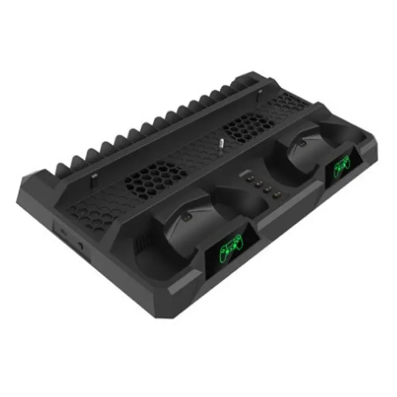 

Подставка-охладитель FEDI-1 для PS4 Slim Pro с отсеком для хранения и Bluetooth-контроллером, многофункциональная вертикальная зарядная док-станция