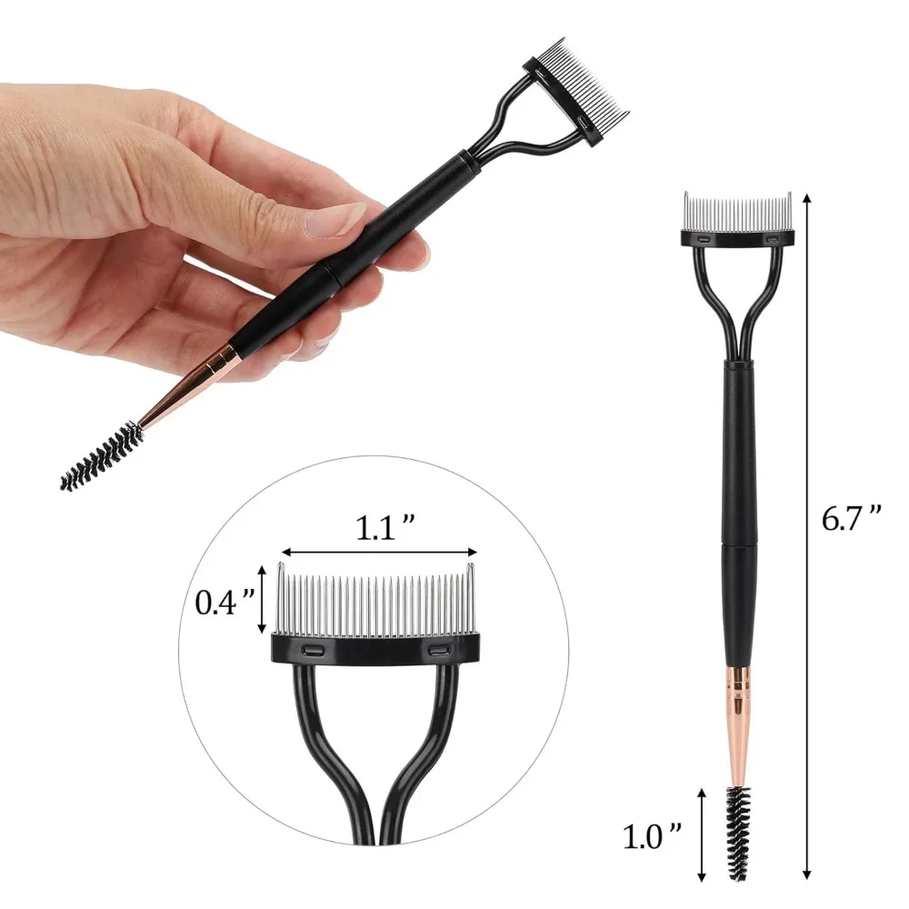 Eyelash Comb Eyelash Separator Tool Mascara Applicator Eyelash Brush Lash Separator Tool Comb Arc Designed Cosmetic Brushes Tool
