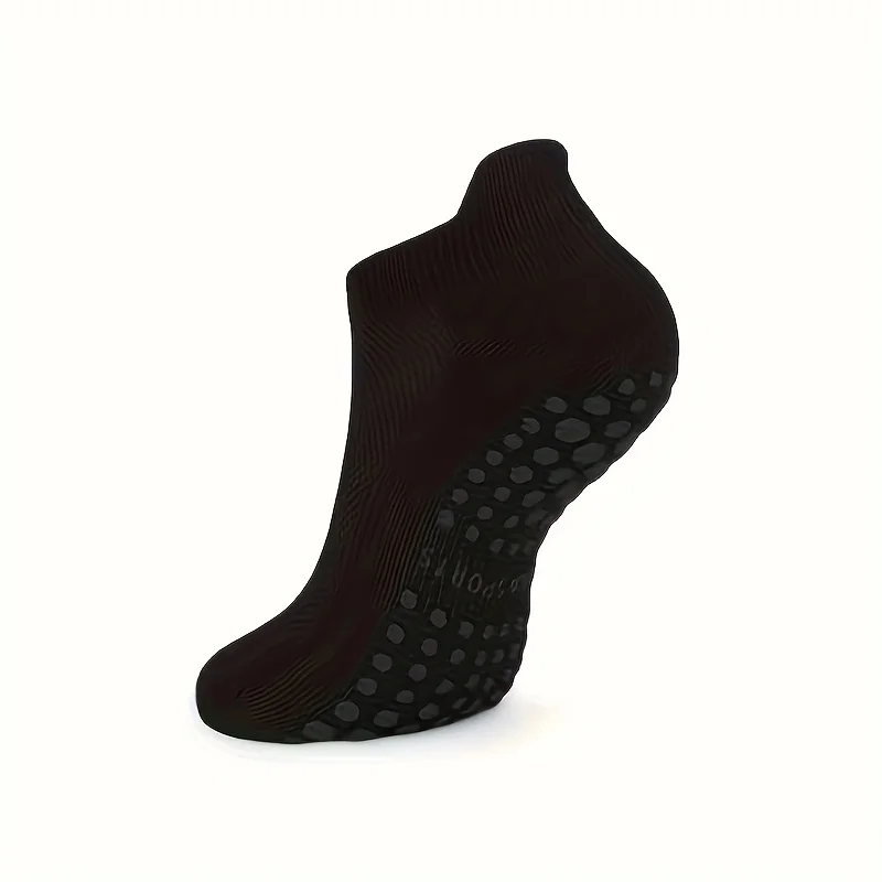 1 par de meias de pilates para mulheres, meias atléticas de ioga para balé de barra, treino descalço