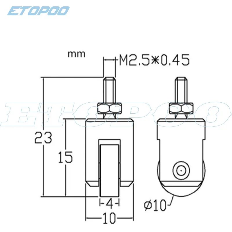 0-10MM indicatore 0-1 \