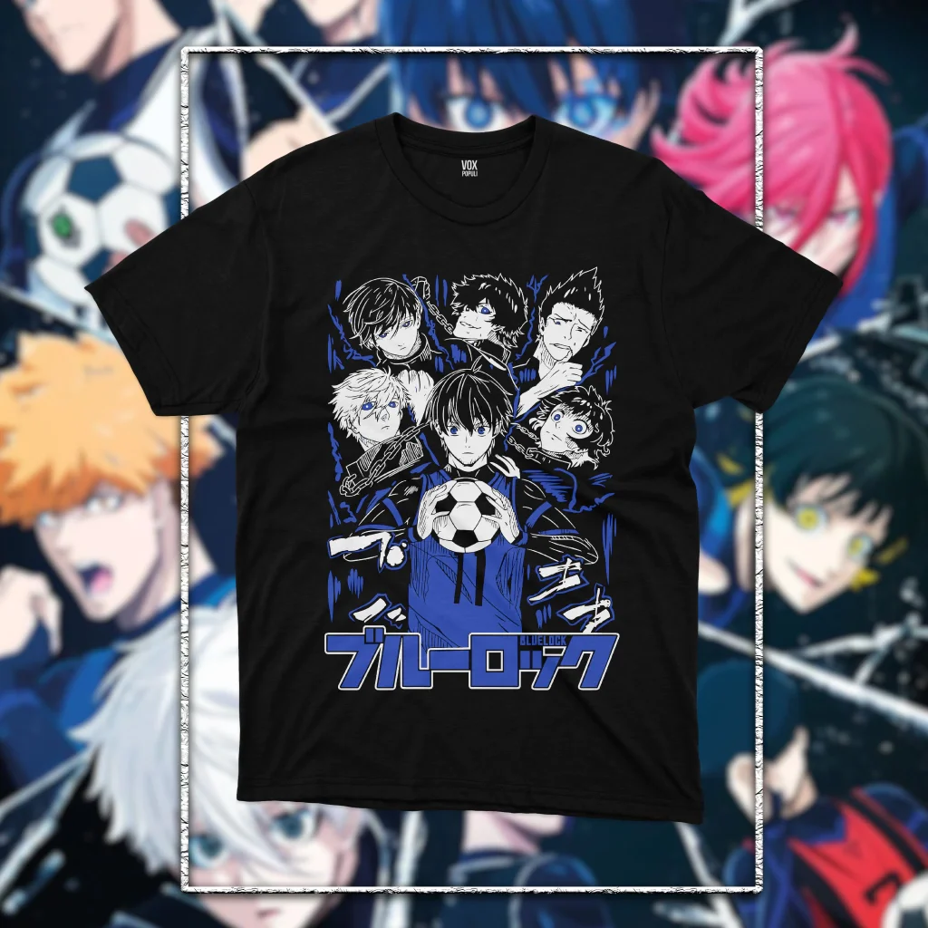 BLUE TODOS unisex Anime cotton shirt outdoor recreation tee