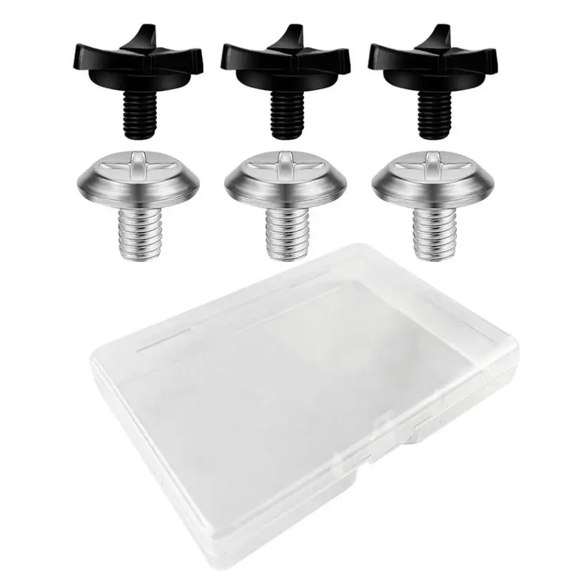 Motorcycle Hat Screws Motorcycle Hat Aluminum Screws Easy-to-Install Motocross Hat Screws With Storage Case