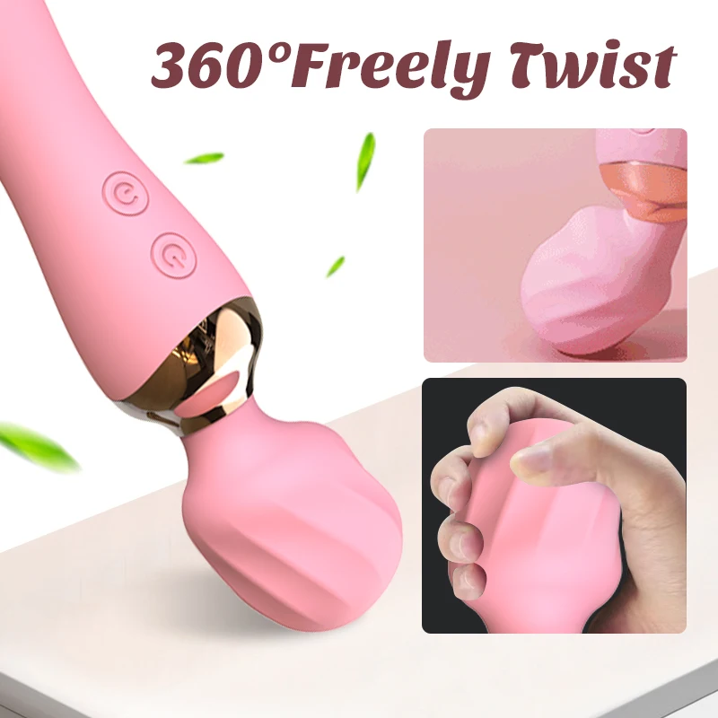 12 Speeds Powerful Dildo Vibrator AV Magic Wand G-Spot Massager Sex Toys for Women Couples Clitoris Stimulate Goods for Adults