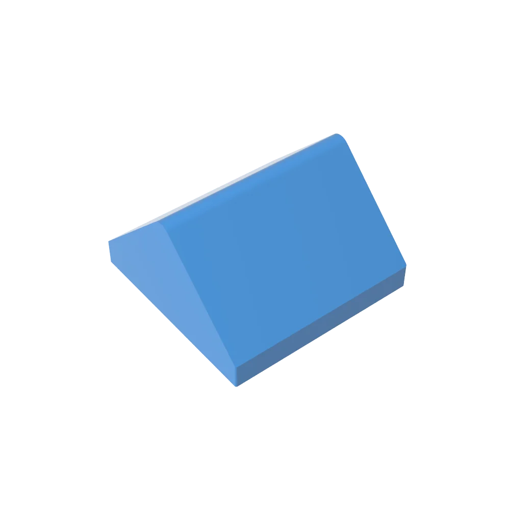 Gobricks GDS-836 المنحدر 45 °   2 × 2 مزدوج متوافق مع مكعبات البناء التعليمية DIY للأطفال من ليغو 3043