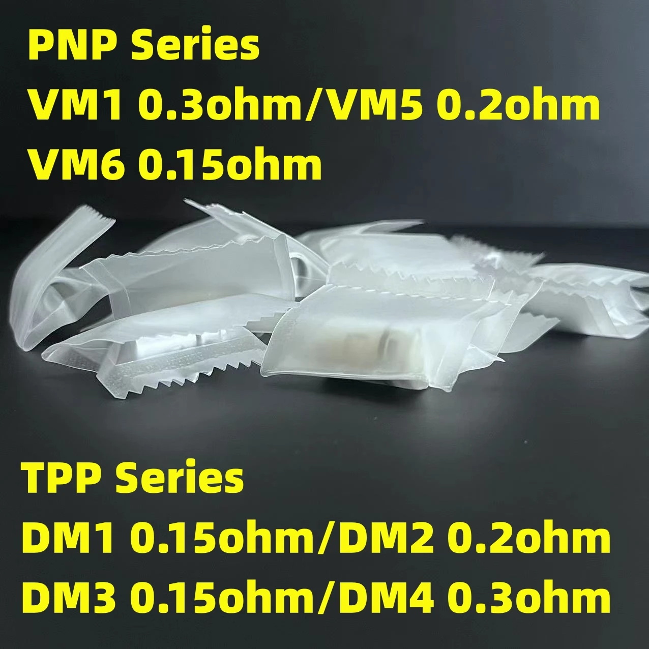 30pcs 20/10/5pcs Tppスタイルのアセンブリ,dm1/dm2/dm3/dm4,vm1/vm5/vm6 pnp用