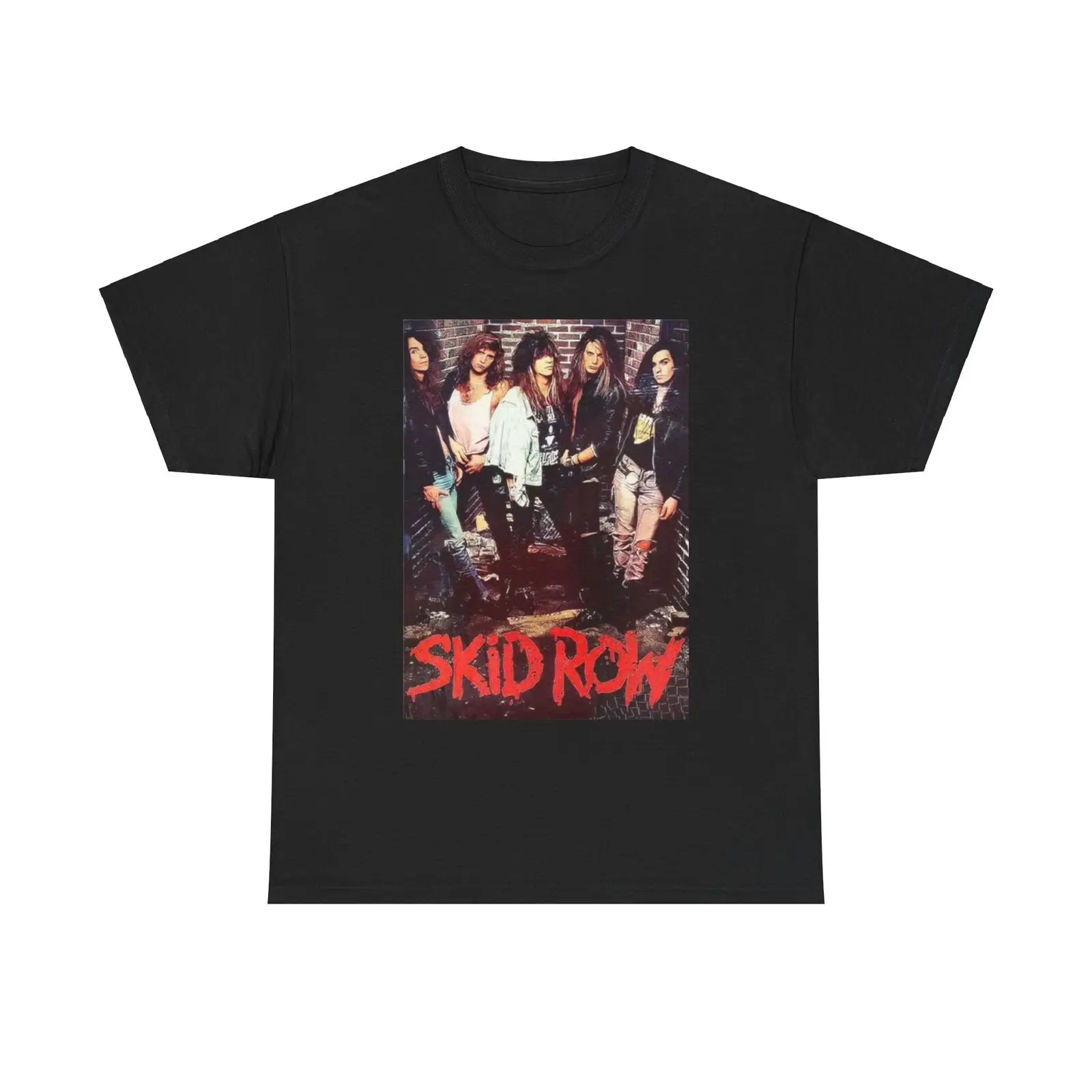 

Футболка Skid Row Vintage Rock Band Merch из плотного хлопка