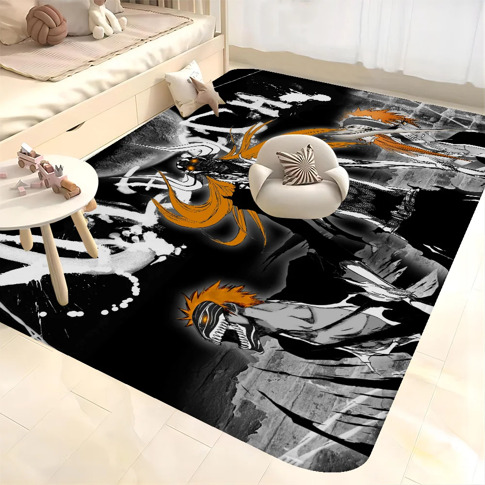 Anime Bleach Japan Cartoon Bathroom Mat INS Style Soft Bedroom Floor House Laundry Room Mat Anti-skid Welcome Doormat