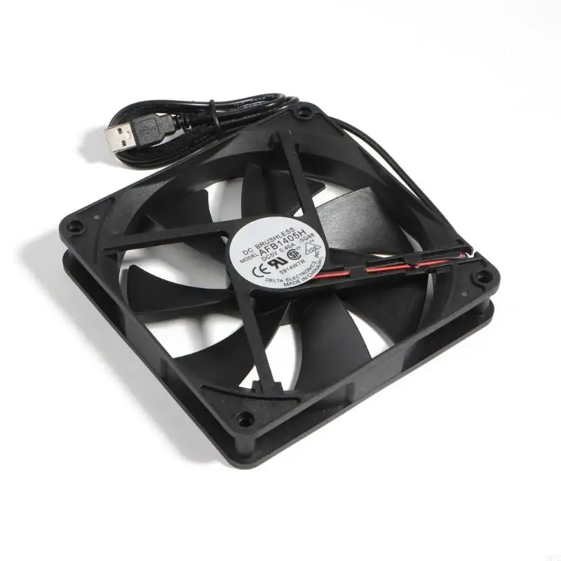 T8UC USB Fans CPU Pendingin Radiator 5V 2Pin USB Fans untuk Komputer Case-Server Radiator