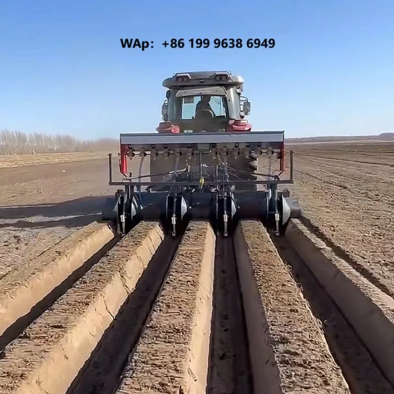 Agric Soil Bed Farm Ditch Ridger Machine Farm Tractor Mounted Ridge Making Machine 1~3 Rows Ridging Machine