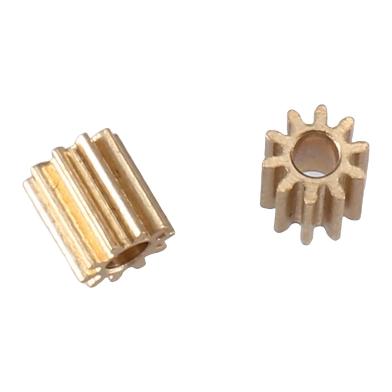 5Pcs Brass 10T Pinion Gear Motor Gear For Axial SCX24 1/24 RC Crawler Car Replacement Accessories