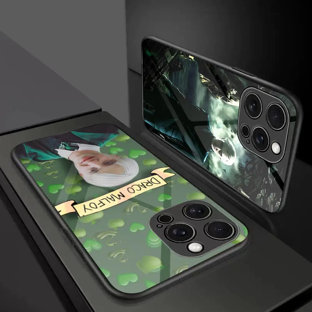 Актор D-Draco M-Malfoy MAISTO Чехол для телефона Стеклянный чехол для телефона для Iphone 16, 15, 14, 13, 11, 12 Pro Max Xr X Xs 8 7 Plus
