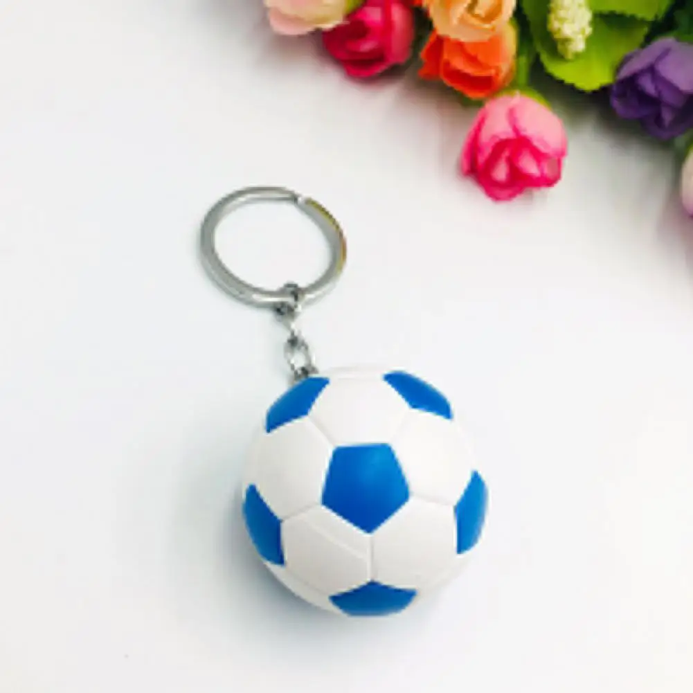 Souvenir Gifts Mini Soccer Key Pendant Sports Ornament for Backpack