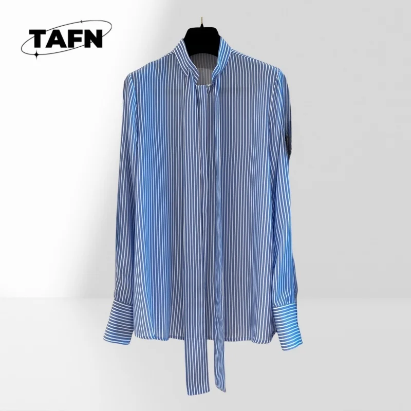 여성용 새틴 셔츠 긴 소매 턴 다운 칼라 블라우스 야외 탐험을위한 다목적 여성용 겨울 자켓 조끼A25249