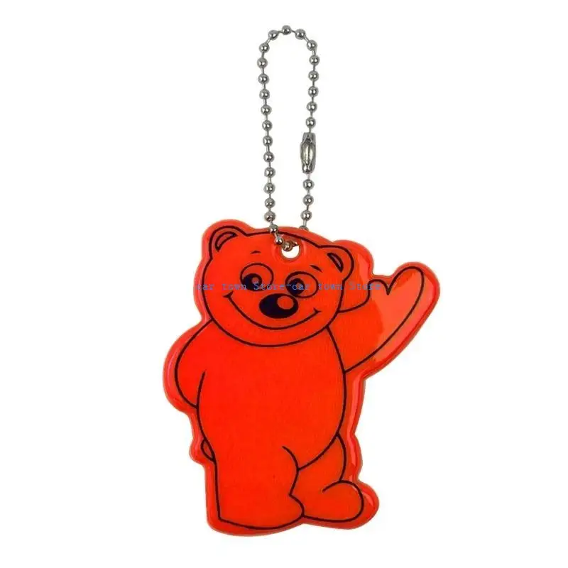 

RXJE Safe Reflective Keychain for Bag Backpack Pendant Strip Ornaments Reflectors