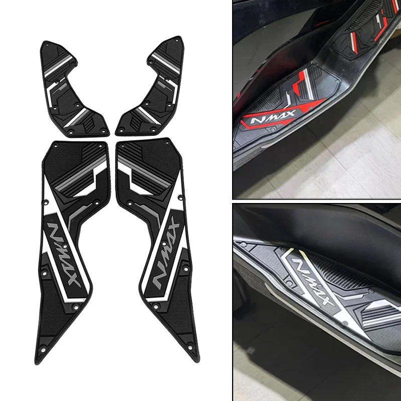 

NMAX 155 Motorcycle Steps Footrests Foot Pads Pedals Anti Slip Footpads Plate Accessories Fit For YAMAHA NMAX155 NMAX-155 2025
