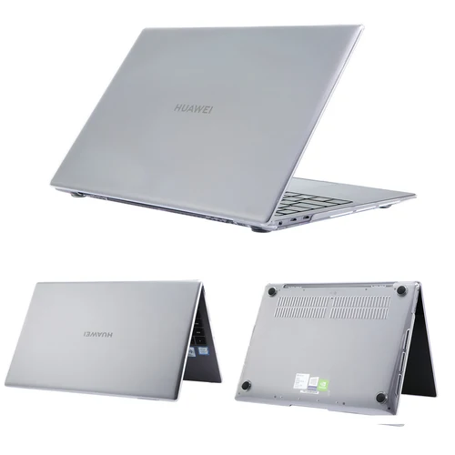 Imagen 1 del producto Funda protectora para Huawei Matebook 14s, 13s, X Pro, 2022, 2021, D14, D15, 16, transparente, a prueba de caídas, para ordenador portátil