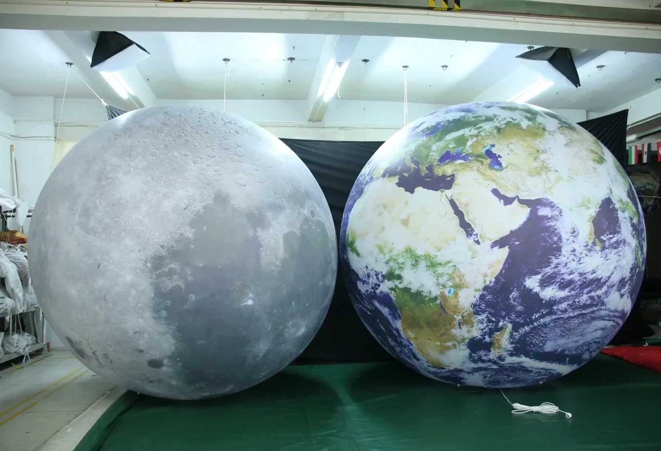 Buntes Riesiges Aufblasbares Sonnensystem Astronomie Neun Planeten + Mond Sonne Zur Dekoration – Detail 8