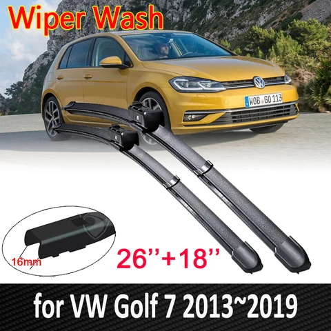 Щетка стеклоочистителя для Volkswagen VW Golf 7 MK7 2013 ~ 2019, стеклоочистители лобового стекла, товары для автомобилей 2014 2015 2016 2017 2018