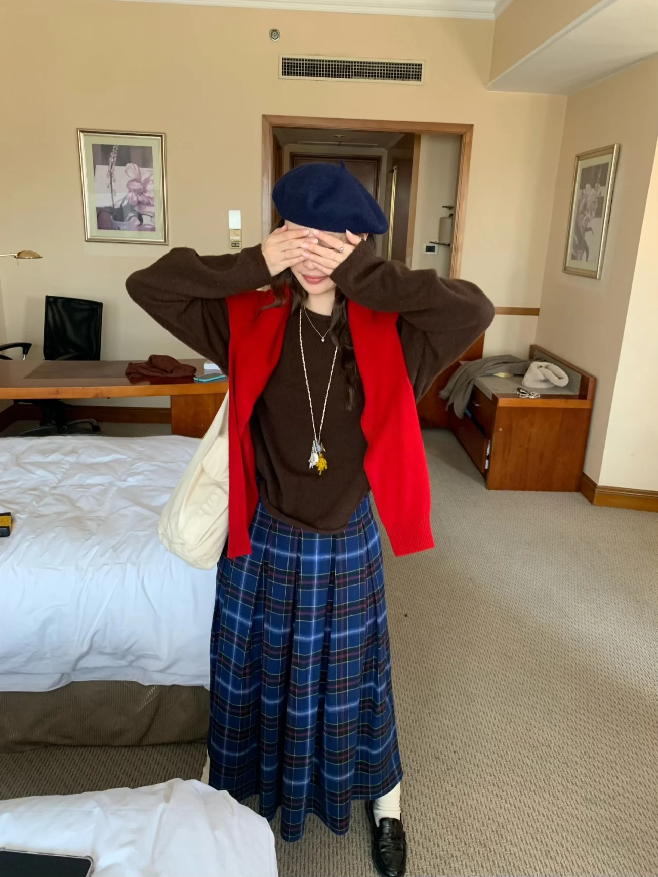 

Свободный длинный вязаный свитер женский, круглый вырез, однотонный, 100% шерсть, эффект плавного перехода цвета, теплый зимний топ