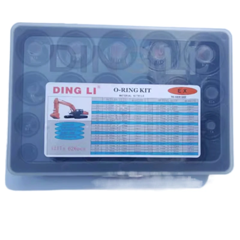 Excavator Accessories For Hitachi Oil Seal Accessories Ex60/70/120/200/300 O-Ring O-Ring Box Oil Seal Repair Box