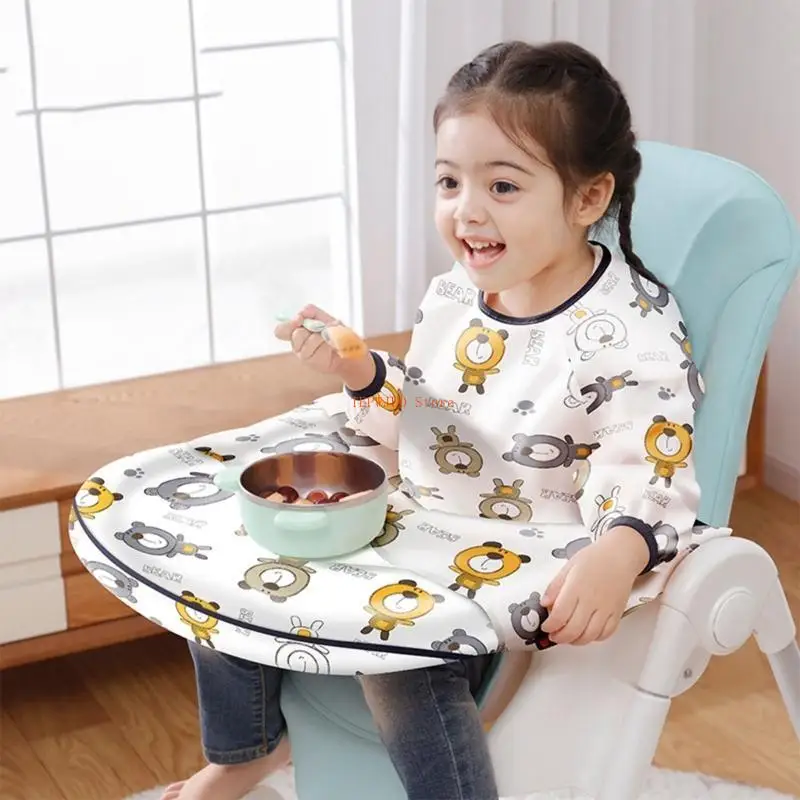 u50f baby الفطام المرايل المضاد للثنائي المقاوم للماء مقاوم للماء مقاوم لمقاومة الرائحة وصمة عار على سميك مهرج 6-36 أشهر