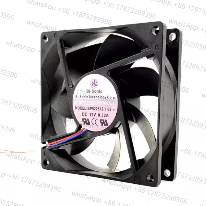 novo-ventilador-cooler-para-bi-sonic-bp922512h-02-9225-12v-032a-ventilador-de-refrigeracao-com-caixa-de-bola-dupla-92-92-25mm