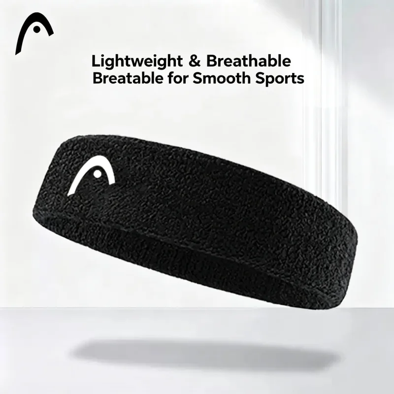HEAD Tennis Sports Headbands Fitness Sweatband Badminton Yoga Basketball Running Sweatproof Sweat Hairbands For Men and Women
