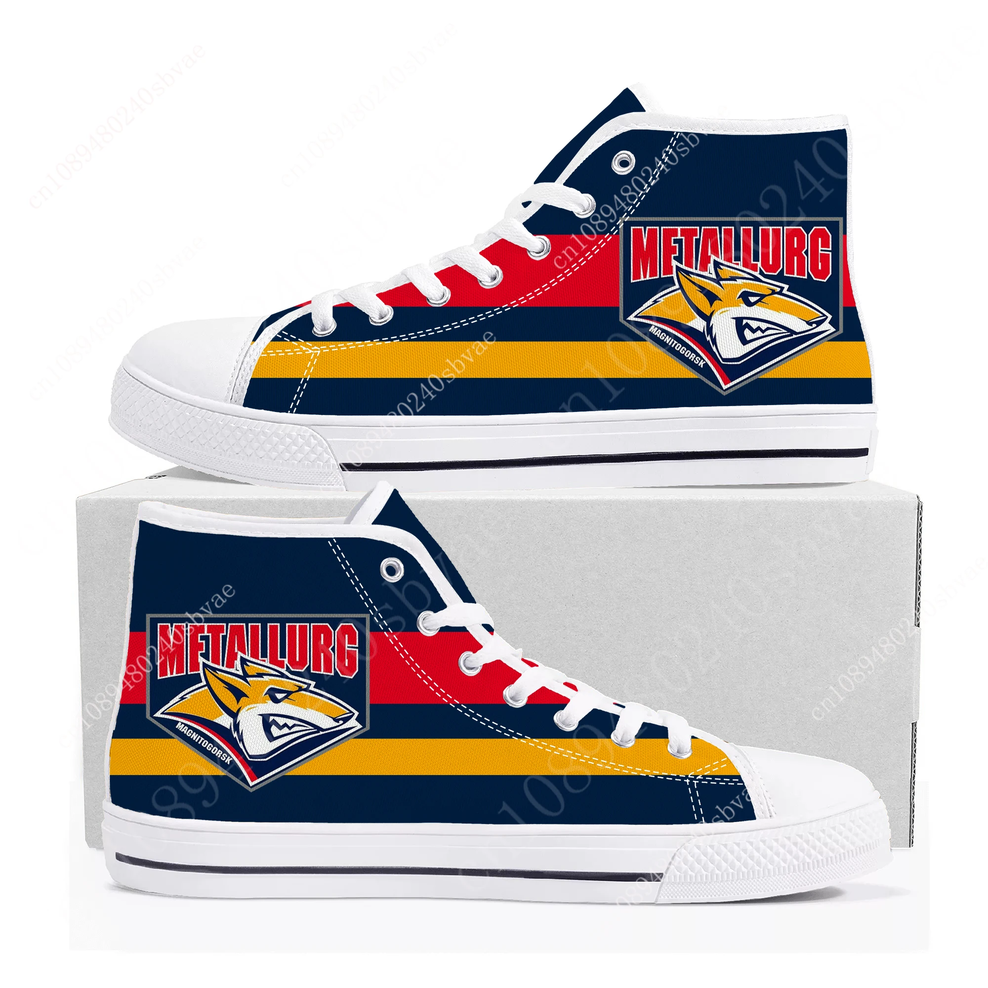 

Металлург Мг Metallurg Hockey High Top Shoes Mens Womens Teenager Sneakers Canvas Daily Sneaker Custom Made Couple Shoe