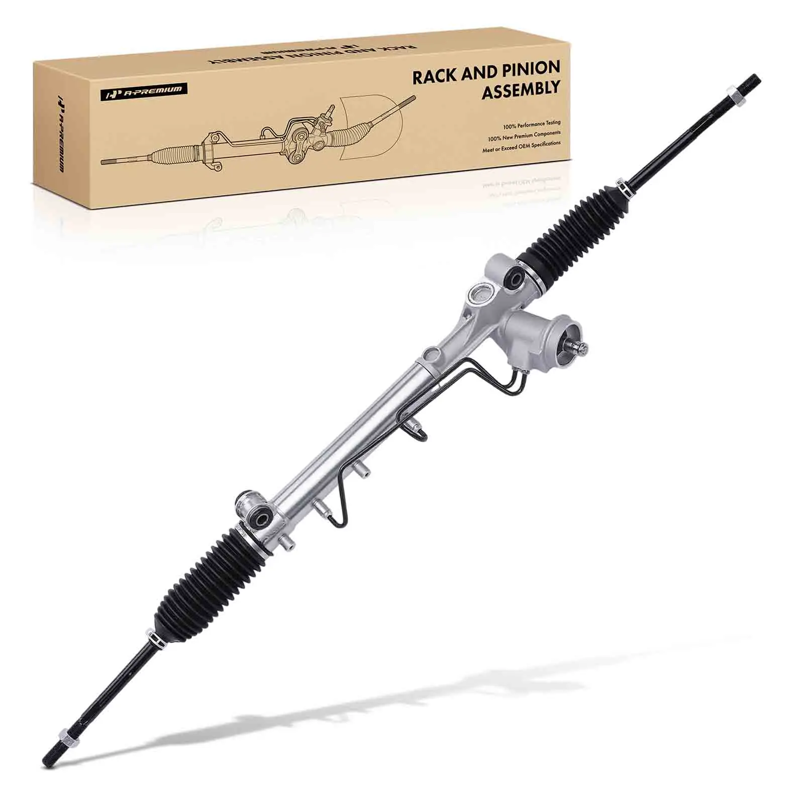A-Premium Power Steering Rack and Pinion Assembly for Ford Escape 2001-2004 Mazda Tribute 2001-2004