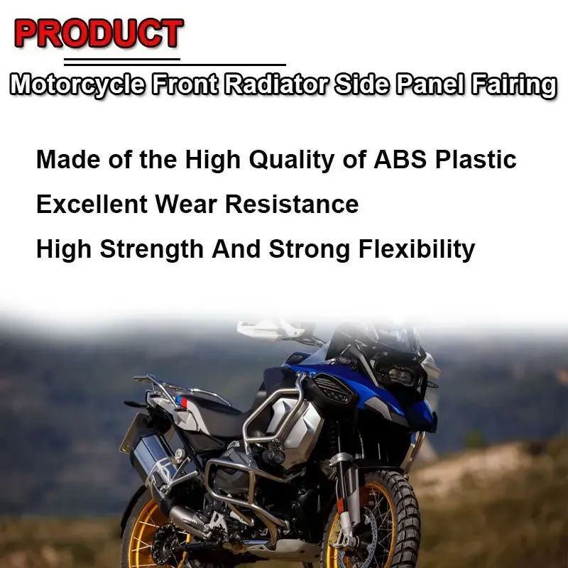 R 1250GS Adventure Radiator Frame Cover Fit For BMW R1250GS ADV GSA 2018-2023 Motorcycle Front Radiator Guard Side Panel Fairing