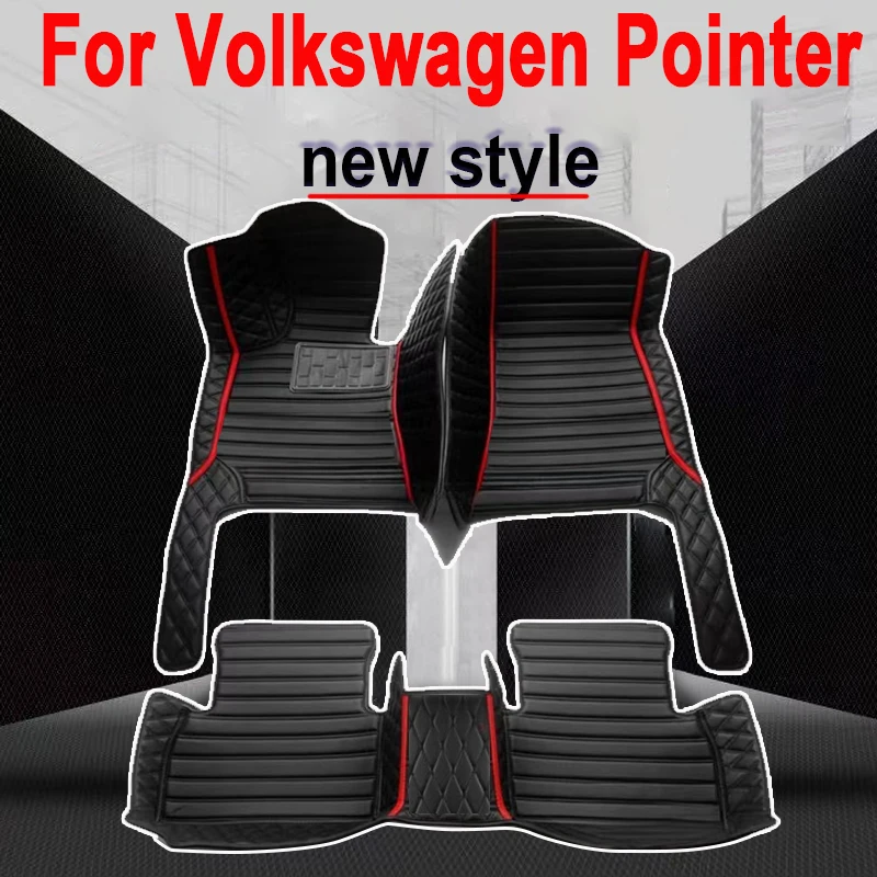 Customized Artificial Leather Car Floor Mat For Volkswagen Pointer 2004 2005 2006 Protect Your Vehicle's Interior Accessory