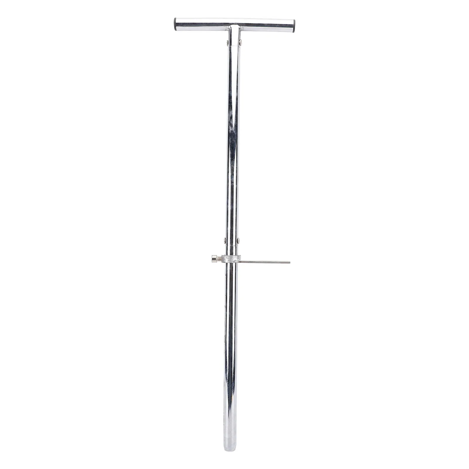 Bodenprobenhalter mit Fußpedal, T-förmiger Griff, Edelstahl-Bodensonde-Testkit für Garten, Rasen, Bauernhof
