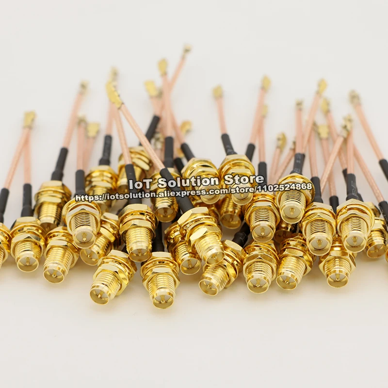 RG178 U.FL to SMA Extension Cable Solder RP-SMA Male RPSMA Female RF Coaxial Adapter Assembly Wire Low Loss 50ohm
