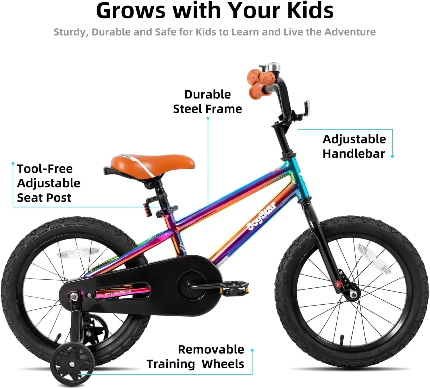 Kids Bike for Ages 2-12 Years Old Boys Girls, 12-20 Inch BMX Style Kid's Bikes with Training Wheels, Children Bicycle for Kids a