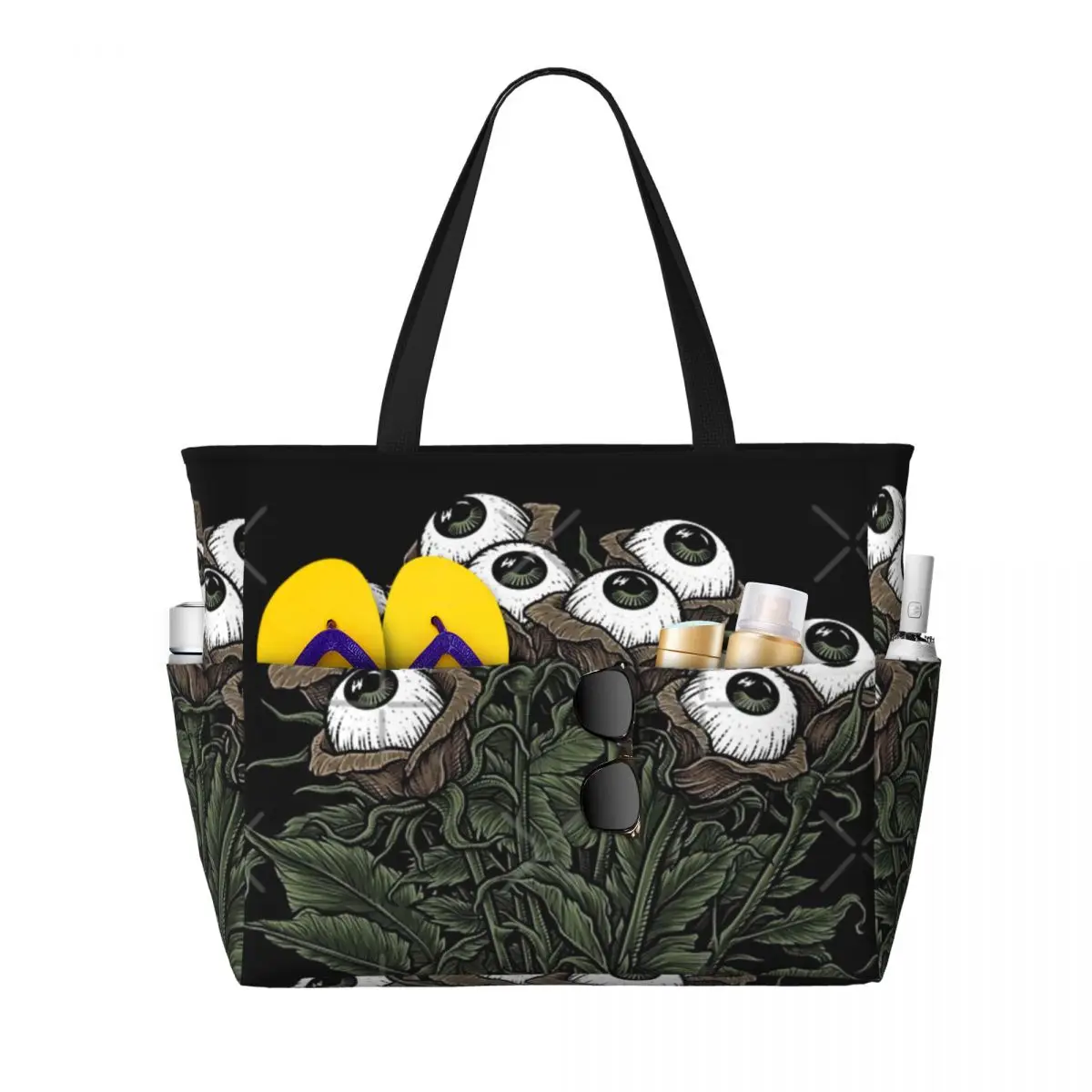 Monster Bouquet borsa da viaggio da spiaggia, borsa Tote Shopping alla moda borsa a tracolla quotidiana modello Multi-stile