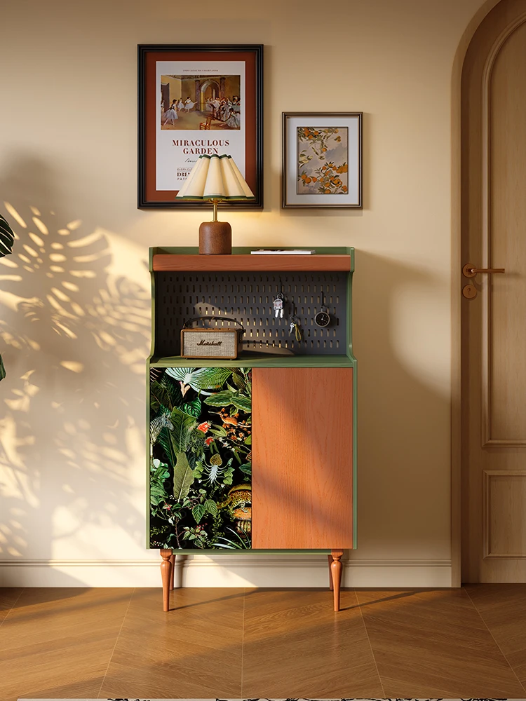

Customizable French Vintage Home Door Shoe Cabinet
