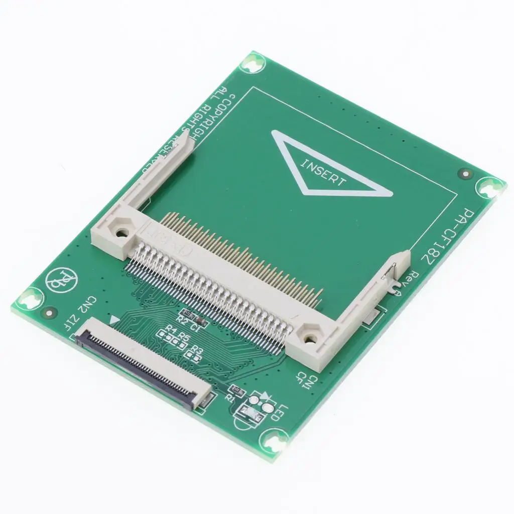 CF Memory Card to CE ZIF SSD Adapter 1.8in Metal Converter for Computer and Test Equipment Use