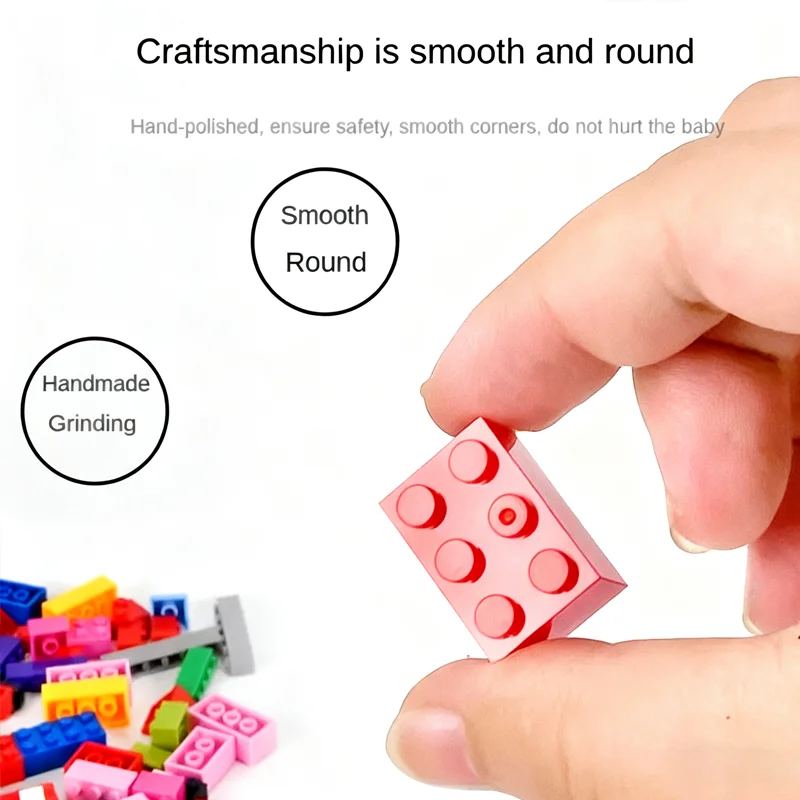 1000 DIY Creative Multiple Colors Building Blocks Bulk Set Urban Classic Building Blocks Compatible Leg0 Assembled Kid Toy Gifts