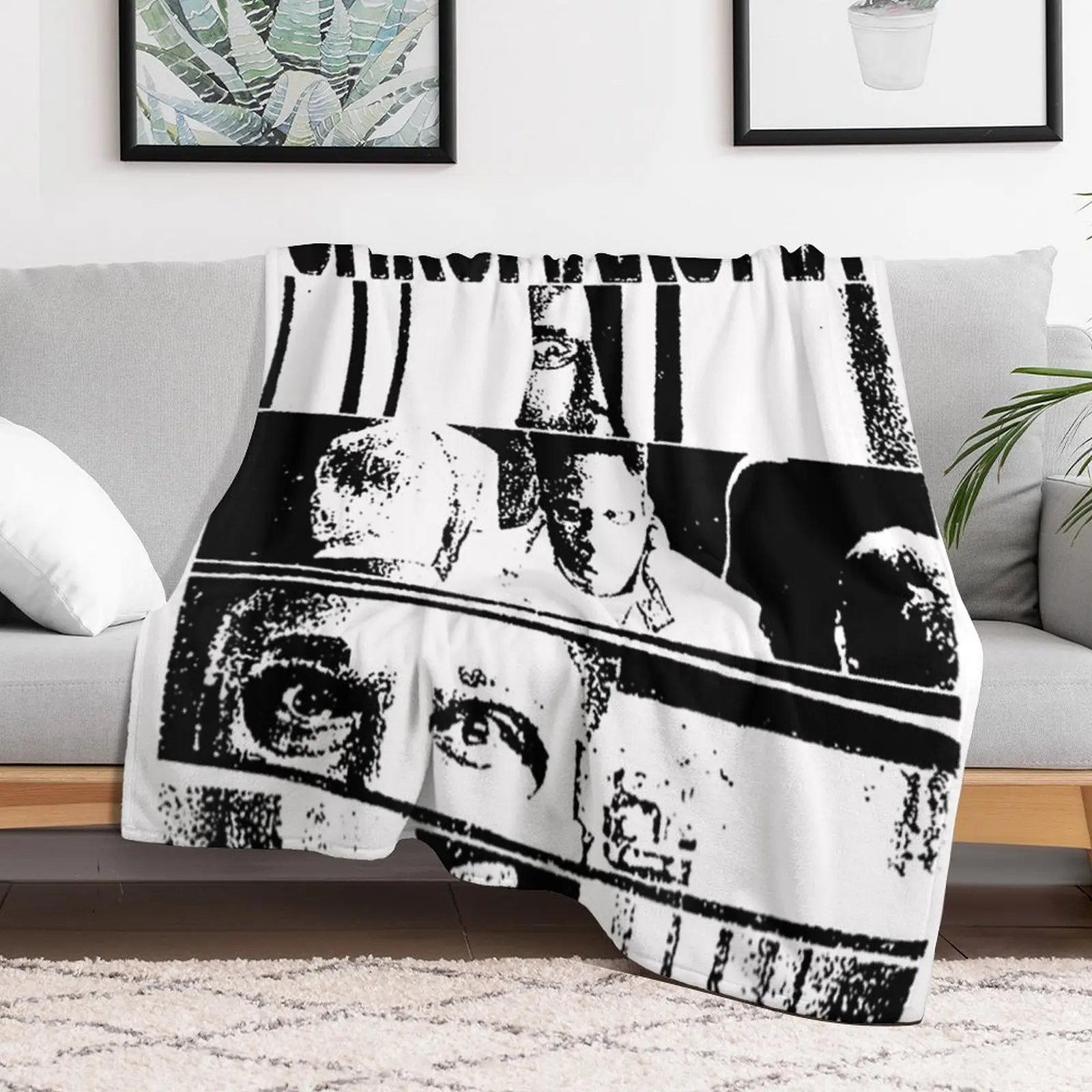 

Chromakopia Throw Blanket Flannel Fabric Plaid on the sofa funny gift Sleeping Bag Blankets