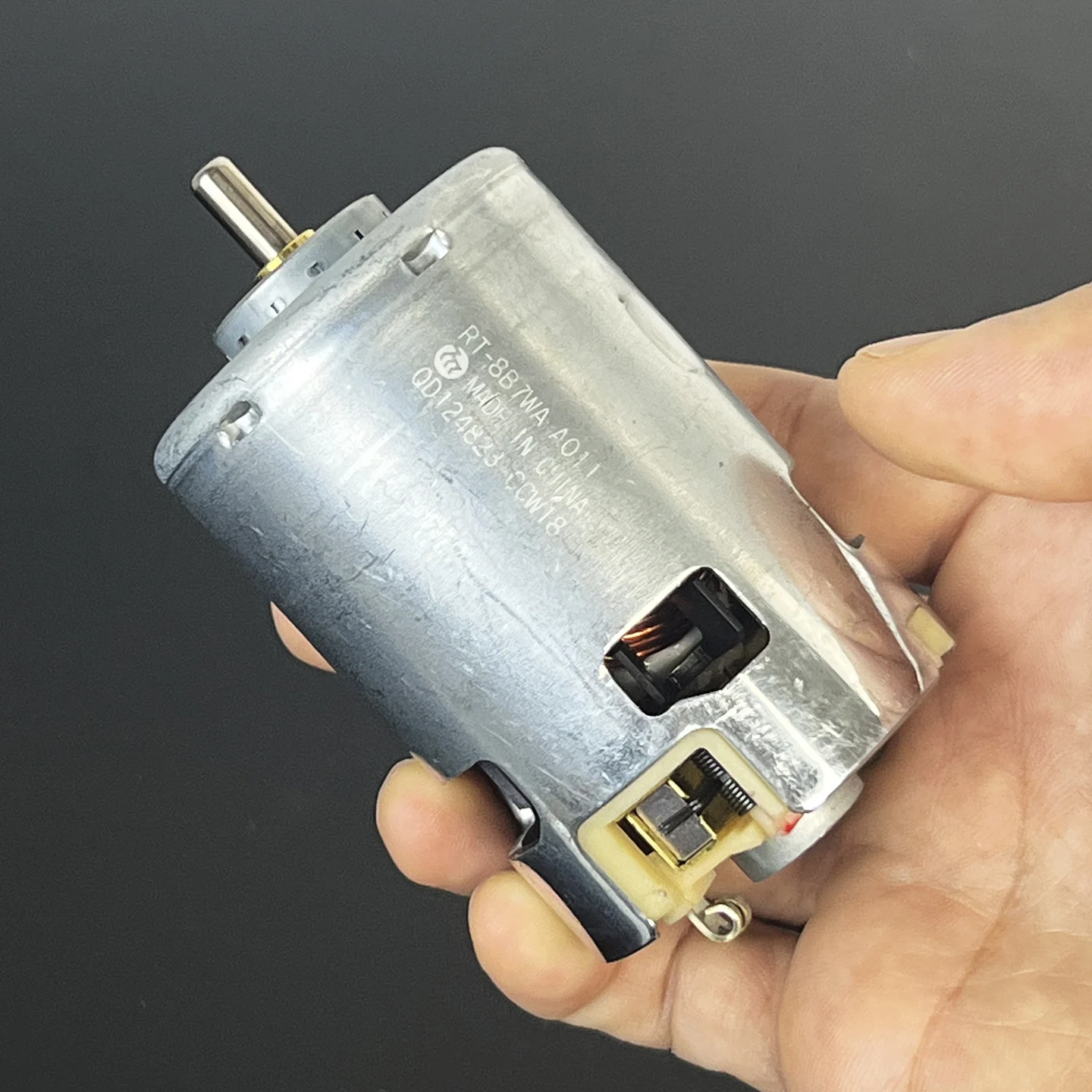 48MM Mabuchi RS-8B7WA-A011 Motor CC 18V 20V Motor de torsión de potencia de alta velocidad cortacésped de sierra eléctrica reemplazar LS-887TX Johnson 1080226