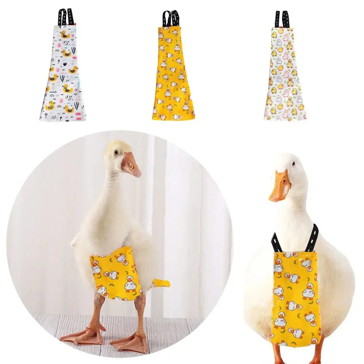 

Adjustable, Durable Duck Cloth Diapers - Long Lasting Quality Essential Reusable Supplies for Chicken and Goose Pets Minimize Od