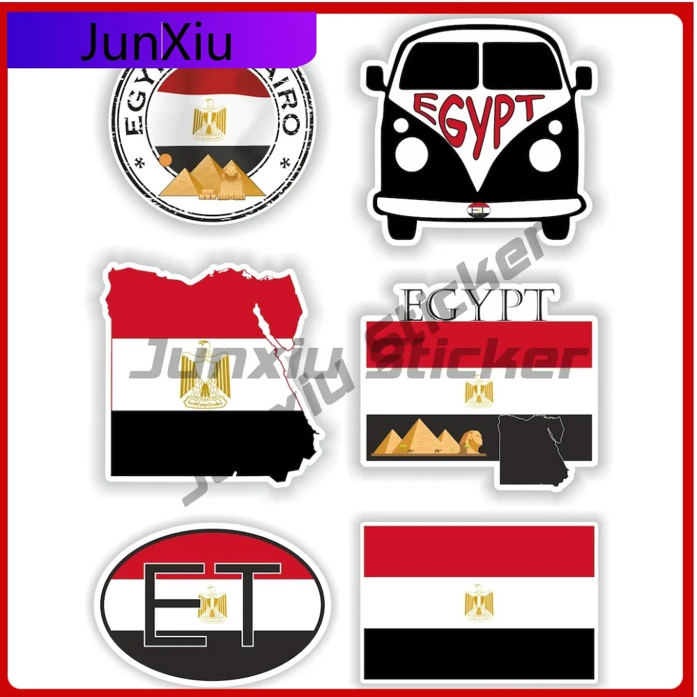 

Стильная водонепроницаемая наклейка на окно с эмблемой лодки, модная, забавная, милая, устойчивая к царапинам, антицарапинная, для бампера, Египетская тематика