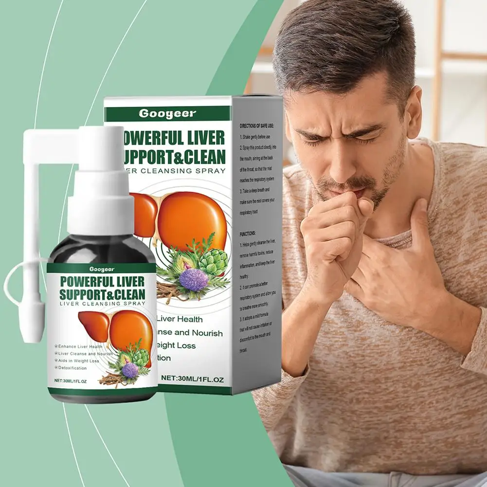 

30ml Herbal Lung Cleansing Repair Spray Natural Nasal Nose Respiratory Cleaning Relieve Discomfort Care Breath Body Care N2G6