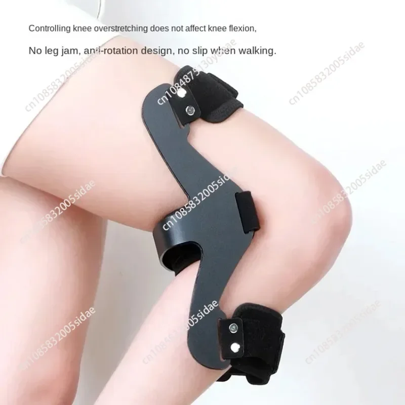 Knee Brace Hyperextension Orthosis Back Arch Hemiplegic Knee Aid Reverse Extension Fixed Orthosis for Rehabilitation Support